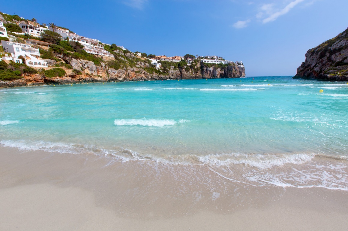 'Cala en Porter beautiful beach in menorca at Balearic islands of spain' - Menorca