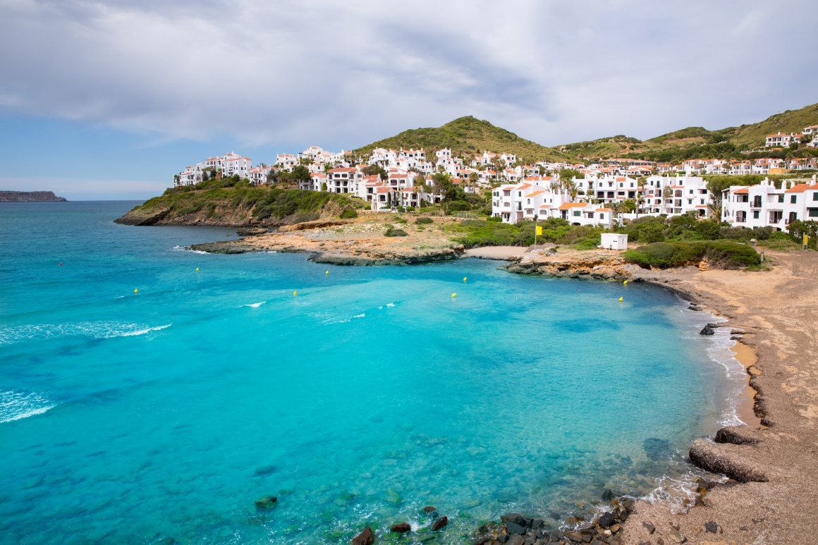 'Fornells in Menorca Cala Tirant beach at Balearic Islands of Spain' - Menorca